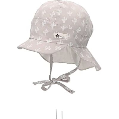 Sterntaler Pojkar toppmössa med nackskydd lång kaktus solhatt, Ljusgrå, 47 cm Sterntaler Pojkar toppmössa med nackskydd lång kaktus solhatt, Ljusgrå, 47 cm