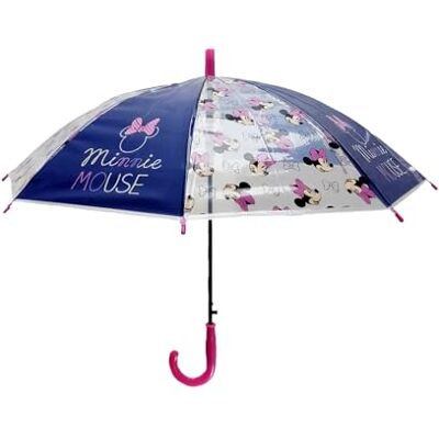 eplusm MINNIE MOUSE NAIVE manuell kupol paraply, 8 paneler, metallstavar, bekväma och mångsidiga, kvalitet och styrka, 43 cm, material polyester, Ljusrosa, M, Avslappnad eplusm MINNIE MOUSE NAIVE manuell kupol paraply, 8 paneler, metallstavar, bekväma och mångsidiga, kvalitet och styrka, 43 cm, material polyester, Ljusrosa, M, Avslappnad