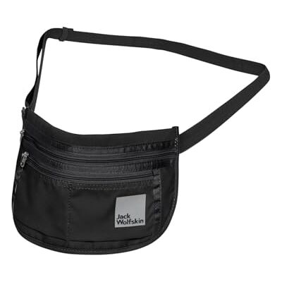 Jack Wolfskin Unisex Document Bälte DE Luxe midjebälte, svart, en storlek Jack Wolfskin Unisex Document Bälte DE Luxe midjebälte, svart, en storlek