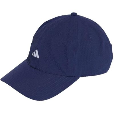 adidas Uniseks SEERSUCKER DAD CAP, dark blue/white, M-L adidas Uniseks SEERSUCKER DAD CAP, dark blue/white, M-L