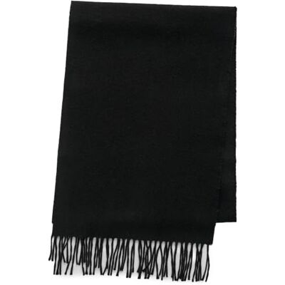 GANT UNISEX. WOOL SCARF, svart, One size GANT UNISEX. WOOL SCARF, svart, One size