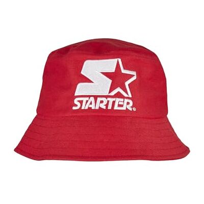Starter Black Label Unisex basic hink hatt hatt, cityred, en storlek Starter Black Label Unisex basic hink hatt hatt, cityred, en storlek