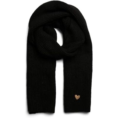 PIECES Pcniva Long Knit Scarf Bc, svart, Einheitsgröße PIECES Pcniva Long Knit Scarf Bc, svart, Einheitsgröße