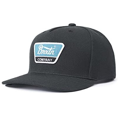 BRIXTON Unisex Linwood C Mp snapback baseballkeps, svart, En Storlek BRIXTON Unisex Linwood C Mp snapback baseballkeps, svart, En Storlek