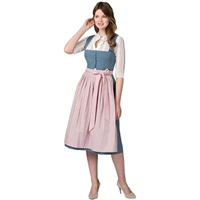 Stockerpoint Dirndl Madeline klänning för kvinnor, Ljusblå, 46 SE Stockerpoint Dirndl Madeline klänning för kvinnor, Ljusblå, 46 SE