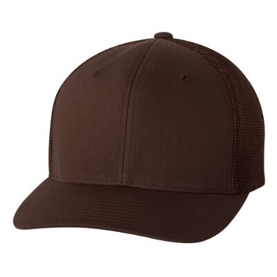 Flexfit unisex vuxen lastbilsförare nät anpassad keps, brun, en storlek US, Svart, one size Flexfit unisex vuxen lastbilsförare nät anpassad keps, brun, en storlek US, Svart, one size