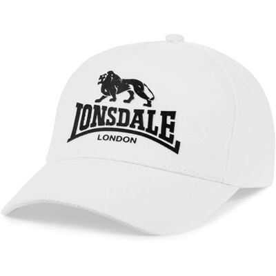 Lonsdale Keps Beckbury, vit/svart, En Storlek, 114965 Lonsdale Keps Beckbury, vit/svart, En Storlek, 114965