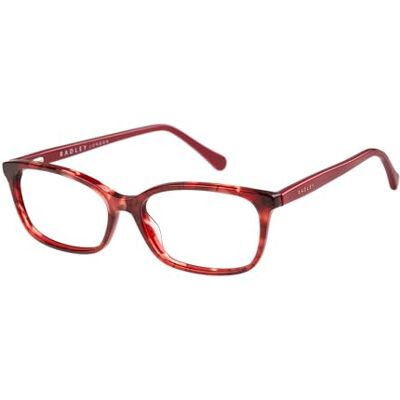 RADLEY glasögonram RDO-6040-160, mjuk rektangulär, i rött, monterad av acetat, röd, 52 RADLEY glasögonram RDO-6040-160, mjuk rektangulär, i rött, monterad av acetat, röd, 52