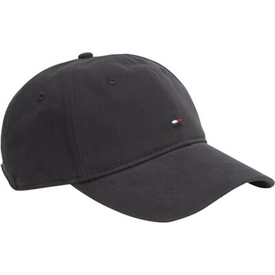 Tommy Hilfiger Herr TH flagga '85 mjuk 6 panel keps AM0AM12531 keps, svart, en storlek, svart (svart), one size Tommy Hilfiger Herr TH flagga '85 mjuk 6 panel keps AM0AM12531 keps, svart, en storlek, svart (svart), one size