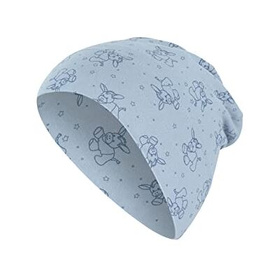 Sterntaler Pojkar GOTS säckig beanie-mössa, ljusblå, 43 Sterntaler Pojkar GOTS säckig beanie-mössa, ljusblå, 43