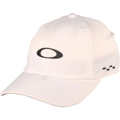 Oakley Men's Standard Performance 6 Panel Hat, White Oakley Men's Standard Performance 6 Panel Hat, White