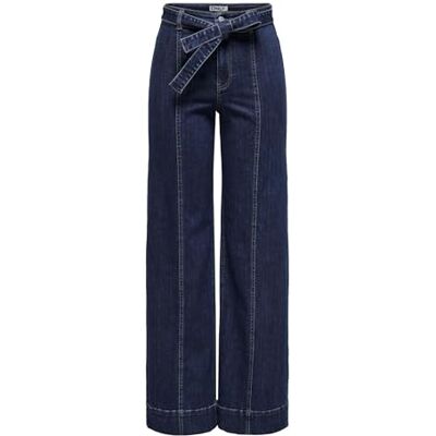 ONLY ONLMADISON Blush HW Wide Belt DNM BJ, Mörkblå denim, XL x 32L ONLY ONLMADISON Blush HW Wide Belt DNM BJ, Mörkblå denim, XL x 32L