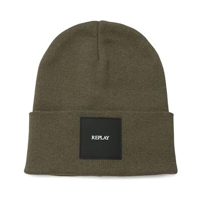 Replay Unisex mössa, 0872 VINTER MOSS, one size Replay Unisex mössa, 0872 VINTER MOSS, one size