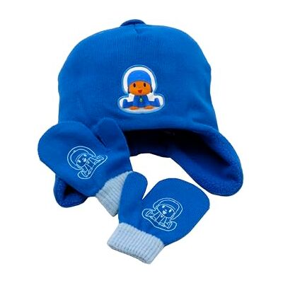 CYPBRANDS CyP Brands Pocoyo- Set med handskar och mössa, Keps, Vinter, Tillbehör, Barnfärg, Blå, Officiell produkt, Blå, Estandar CYPBRANDS CyP Brands Pocoyo- Set med handskar och mössa, Keps, Vinter, Tillbehör, Barnfärg, Blå, Officiell produkt, Blå, Estandar