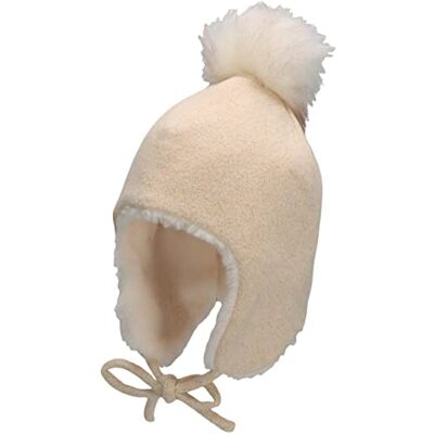 Sterntaler Flicka Inka Lurex mössa, natur, 51 Sterntaler Flicka Inka Lurex mössa, natur, 51