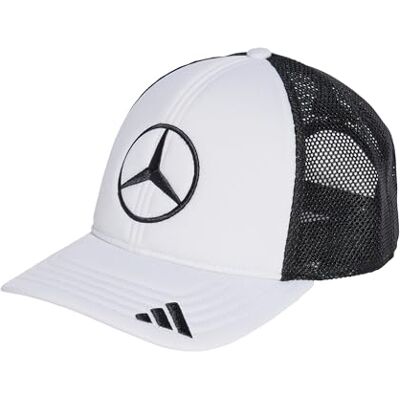 adidas Unisex Vuxen MERCEDES AMG PETRONAS FORMULA ONE TEAM SNAPBACK STAR TRUCKER CAP, white/black, XS adidas Unisex Vuxen MERCEDES AMG PETRONAS FORMULA ONE TEAM SNAPBACK STAR TRUCKER CAP, white/black, XS