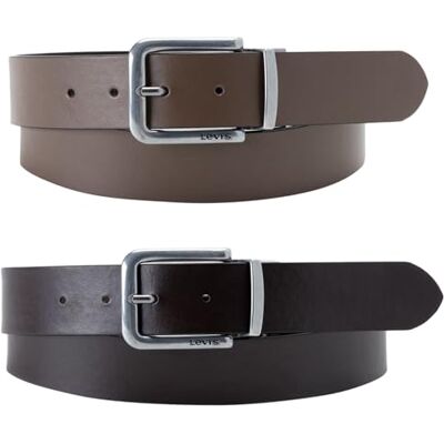 Levi's Reversible Classic Belt, mörkbrun, 75 herr, Mörkbrun, 75 Levi's Reversible Classic Belt, mörkbrun, 75 herr, Mörkbrun, 75