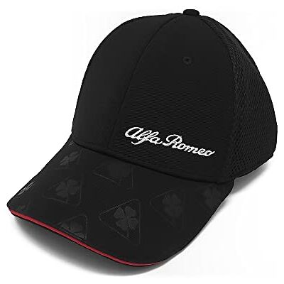4R Quattroerre.it Elite Alfisti Hatt för böjd visir, Färg Svart, Svart, Svart 4R Quattroerre.it Elite Alfisti Hatt för böjd visir, Färg Svart, Svart, Svart