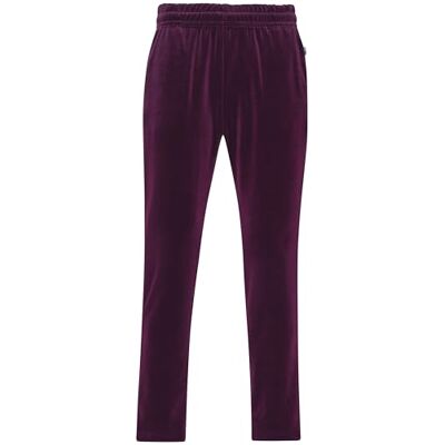 Trigema Nicki byxor med praktiska fickor, aubergine, M Trigema Nicki byxor med praktiska fickor, aubergine, M
