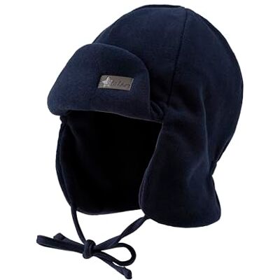 Sterntaler Pilotmössa, fleece utan, marinblå, 45 Sterntaler Pilotmössa, fleece utan, marinblå, 45