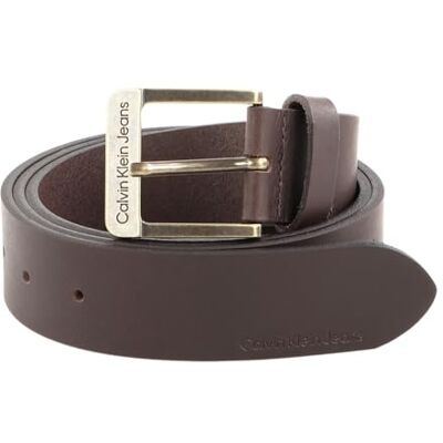Calvin Herrbälte CKJ Belt 4,0 cm läder, Brun (turkiskt kaffe), 90 Calvin Herrbälte CKJ Belt 4,0 cm läder, Brun (turkiskt kaffe), 90