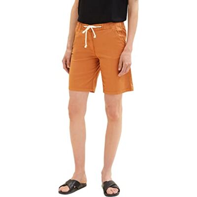 TOM TAILOR Bermudashorts för kvinnor, 31650 – terrakotta brun, 32 SE TOM TAILOR Bermudashorts för kvinnor, 31650 – terrakotta brun, 32 SE