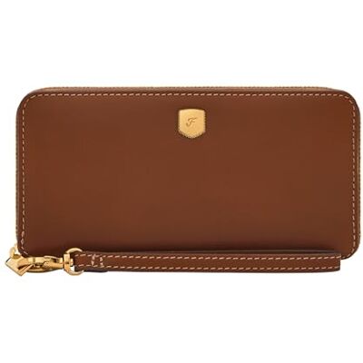 Fossil dam Lennox Zip plånbok, medium brun, Medium brun Fossil dam Lennox Zip plånbok, medium brun, Medium brun