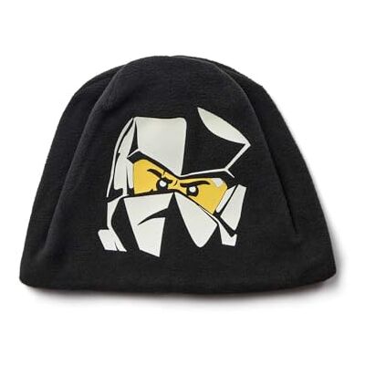 Lego LWARIS 607 Fleece Mütze, Beret barn Unisex, svart, Svart Lego LWARIS 607 Fleece Mütze, Beret barn Unisex, svart, Svart