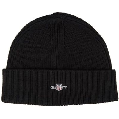 GANT Unisex barnsköld bomull mössa mössa, svart, standard, svart, one size GANT Unisex barnsköld bomull mössa mössa, svart, standard, svart, one size