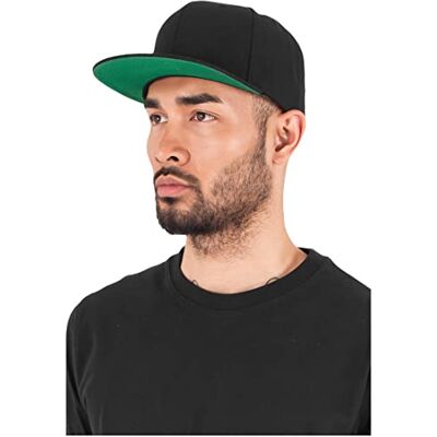 Flexfit Unisex Classic Snapback baseballkeps, svart, ungdom Flexfit Unisex Classic Snapback baseballkeps, svart, ungdom
