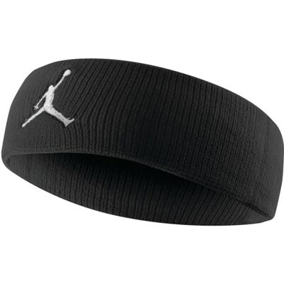NIKE Unisex Jordan Jumpman Pannband, Black/White, One Size NIKE Unisex Jordan Jumpman Pannband, Black/White, One Size