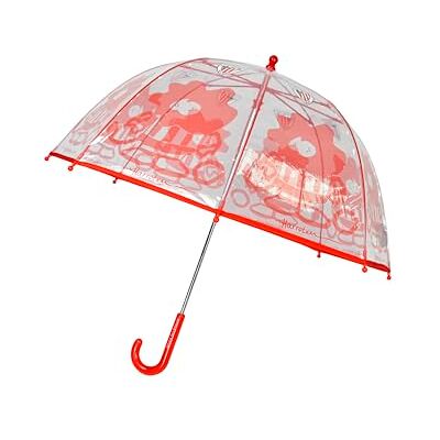 CYPBRANDS CyP Brands- Pokémon-paraply, bubbla, paraply för pojkar och flickor, transparent, officiell produkt, Genomskinlig CYPBRANDS CyP Brands- Pokémon-paraply, bubbla, paraply för pojkar och flickor, transparent, officiell produkt, Genomskinlig