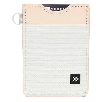Thread Wallets Smal minimalistisk plånbok – vertikal korthållare (av vit) Thread Wallets Smal minimalistisk plånbok – vertikal korthållare (av vit)