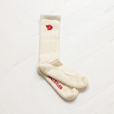 Fjällräven Unisex ullstrumpor, Eggshell, XL Fjällräven Unisex ullstrumpor, Eggshell, XL