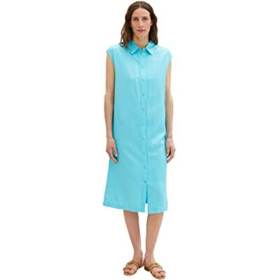 TOM TAILOR Dam 1036664 klänning, 26007-Teal Radiance, 40, 26007 – Teal Radiance, 40 TOM TAILOR Dam 1036664 klänning, 26007-Teal Radiance, 40, 26007 – Teal Radiance, 40