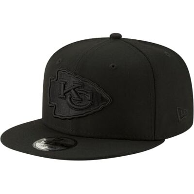 New Era NFL 9FIFTY svart justerbar snapback-keps en storlek passar alla, Kansas City Chiefs, one size New Era NFL 9FIFTY svart justerbar snapback-keps en storlek passar alla, Kansas City Chiefs, one size