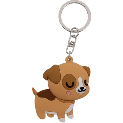 Mr. Wonderful Nyckelring Hund Nyckelring gjord av gummi, Flerfärgad, Estandar Mr. Wonderful Nyckelring Hund Nyckelring gjord av gummi, Flerfärgad, Estandar