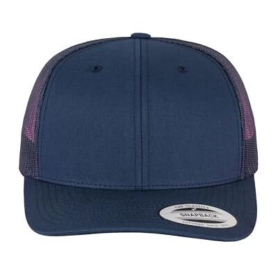 Flexfit Unisex retro trucker keps, marinblå, barn Flexfit Unisex retro trucker keps, marinblå, barn