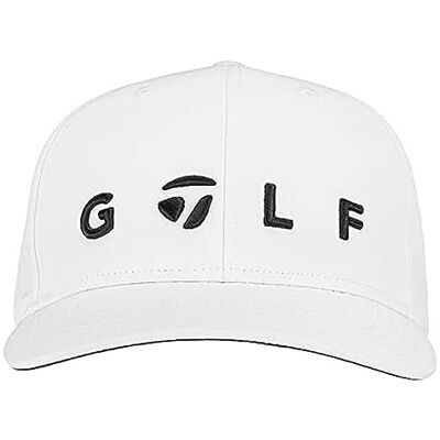 TaylorMade Dam livsstil golflogotyp mössa, Vit, M TaylorMade Dam livsstil golflogotyp mössa, Vit, M