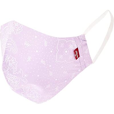 Levi's Unisex 1 st bandana återanvändbar ansiktsskydd, lila, S Levi's Unisex 1 st bandana återanvändbar ansiktsskydd, lila, S