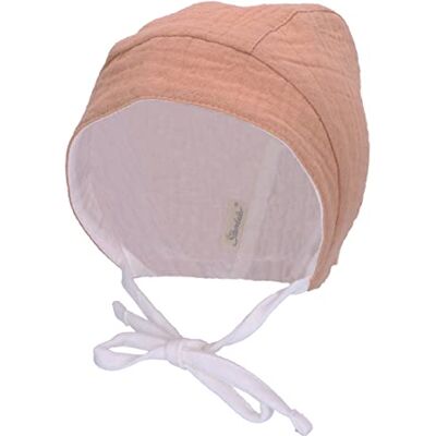 Sterntaler Unisex barn vändbar koja muslin, barnmössa, brun, normal, BRUN Sterntaler Unisex barn vändbar koja muslin, barnmössa, brun, normal, BRUN