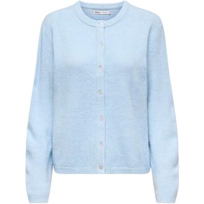 ONLY Dam Onlsimoni KNT Noos L/S O-hals kofta, kashmirblå, L, Kashmir blå, L ONLY Dam Onlsimoni KNT Noos L/S O-hals kofta, kashmirblå, L, Kashmir blå, L