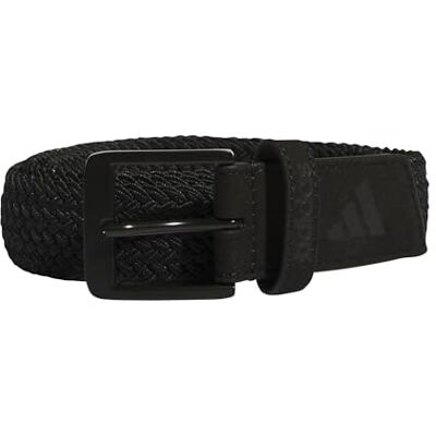 adidas Mezczyzni BRAIDED STRETCH BELT, black, S-M adidas Mezczyzni BRAIDED STRETCH BELT, black, S-M