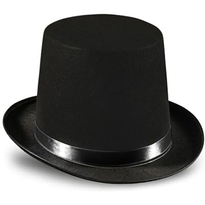 Dress Up America Topphattar För Barn Black Magician Party Hat Formell Tuxedo Hat Unisex Dress Up America Topphattar För Barn Black Magician Party Hat Formell Tuxedo Hat Unisex