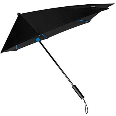 STORMaxi Balaclava – vindtät aerodynamisk – tål vind upp till 65 km/h, blå ram, stor, Stick paraply, Blå ram, Large, Stick paraply STORMaxi Balaclava – vindtät aerodynamisk – tål vind upp till 65 km/h, blå ram, stor, Stick paraply, Blå ram, Large, Stick paraply