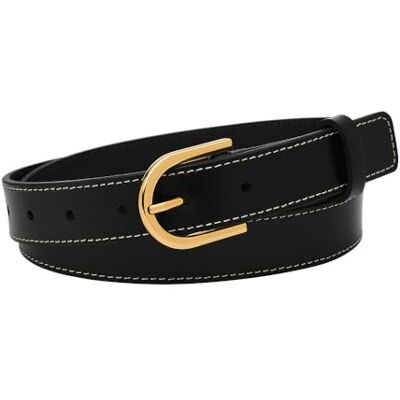 Fossil Women's Belt, svart, M, svart, M Fossil Women's Belt, svart, M, svart, M
