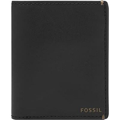 Fossil Anderson smal läderplånbok för män, minimalistisk, dubbelvikt framficka, plånbok, One Size Fossil Anderson smal läderplånbok för män, minimalistisk, dubbelvikt framficka, plånbok, One Size