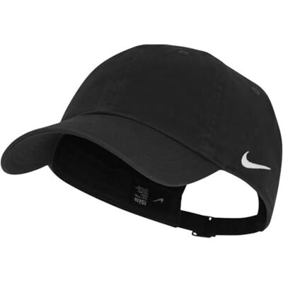 NIKE Unisex Team Heritage 86 Kepsar, Svart, one size NIKE Unisex Team Heritage 86 Kepsar, Svart, one size
