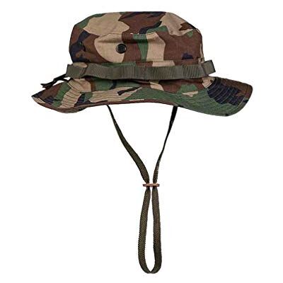 Mil-Tec US GI en storlek djungelhatt, Woodland, one size Mil-Tec US GI en storlek djungelhatt, Woodland, one size