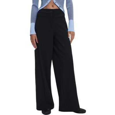 Desigual Pant_Late, 2000 Svart, L, svart, L Desigual Pant_Late, 2000 Svart, L, svart, L